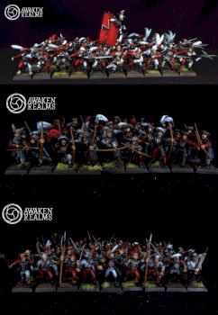 Warhammer Empire State Troops Halberdiers / Archers / Freikorps Militia by Awaken Realms
