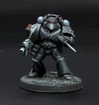 Raven guard space marine legionary by Borgoff
