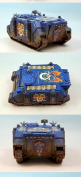 Warhammer 40K Ultramarines Rhino by rene