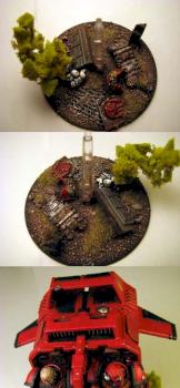 Blood Angels Landspeeder by COG