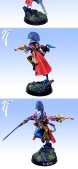 Eldar Troupe Master by WhiteRavenFactory