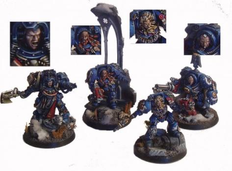 ultramarines terminator squad by miniatureheaven