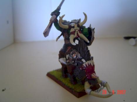 Ork Warboss on boar by lhfs1