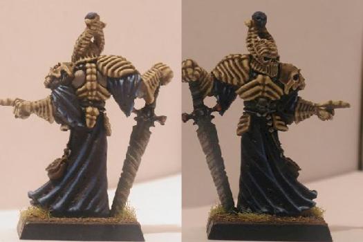 Chaos Sorcerer in Bone Armour by Khastarax
