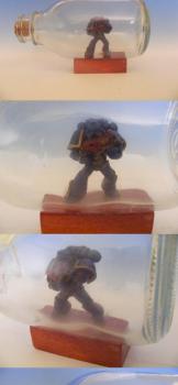 Space Marine in a Bottle by Deora