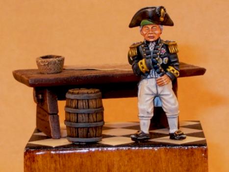 25mm Lord Nelson-Steve Barber Miniature by hmslouie