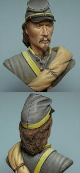 CSA Bust Cavalry 8th texas by Bonelord