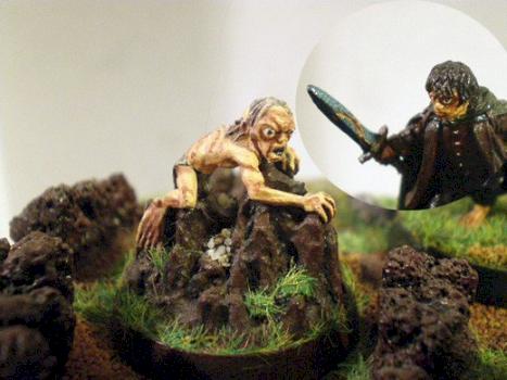 Frodo versus Gollum (particular) by ssimone02