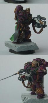 Pre-Heresy Emperor's Children Veteran Sergeant by crazy irish