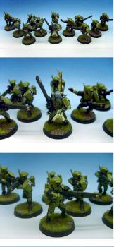 Tau Firewarrior Squad by Kaptein