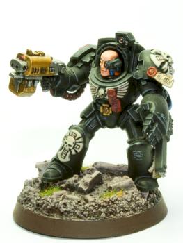 Black Templar Terminator - Space Marines by coteaz82