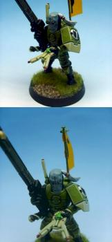 Tau Firewarrior Team Leader by Kaptein