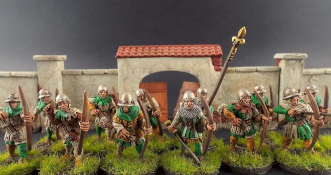 28mm BTD Lion/Dragon Rampant Retiune (Archers) by avalonindustries2040