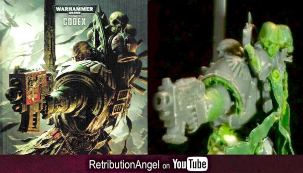 DARK ANGELS codex cover ART based Chapter Master 40k by Retribution Angel