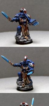 Ultramarine Space Marine Captain by Rogan