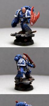 Ultramarine Space Marine - Tyranic War Veteran by Rogan