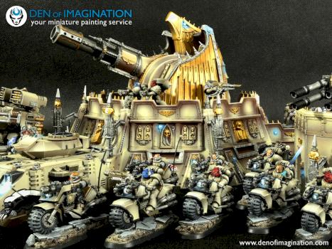 101st Space Marine Army Tribute by DEN of IMAGINATION