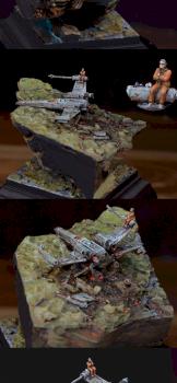 Crashed X-Wing by jarhead