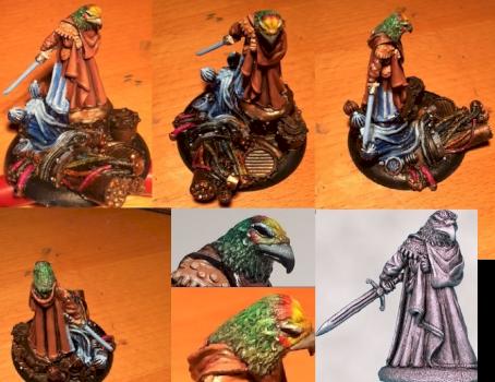 Star Wars Avian-type Jedi Knight (converted Fantasy Hawkman) repost by Byteknight