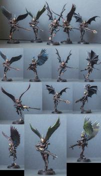 Dark Eldar Scourges by filipple