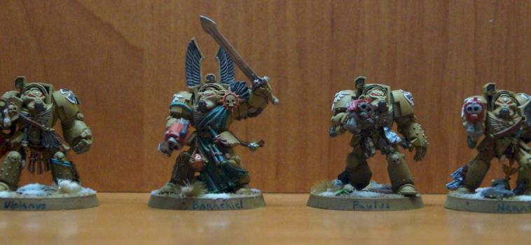Dark angels terminators squad by AntonSh