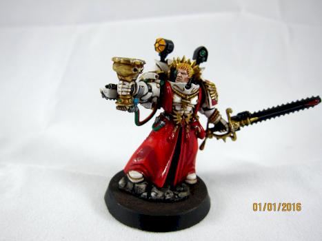 Blood Angels Sanguinary Priest by BlueDorian
