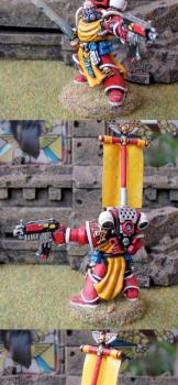 BloodAngel Captain ( BlackTemplar Mini ) by KR34TOR