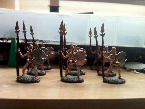 Skeleton Spearmen by wonkey