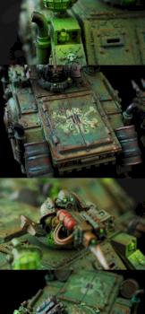 40K Mariners Blight Chaos Rhinos by LuckyNo.5
