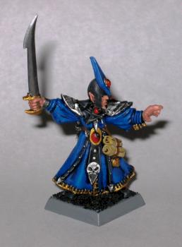 Warhammer Dark Elf Sorcerer by hammerandbrush