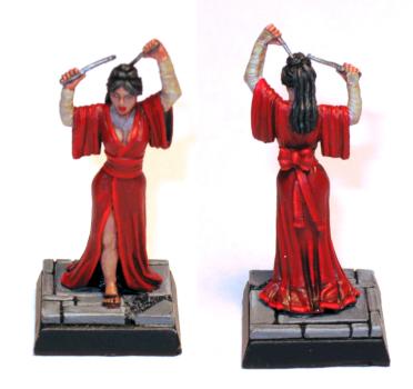 Bayushi Kachiko Clan Wars Miniature by hammerandbrush