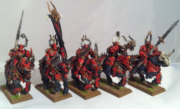 Khorne Chaos Knights by brainless