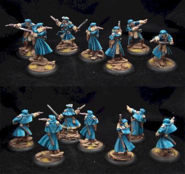 Cygnar - Arcane Tempest Gun Mages by Fafel