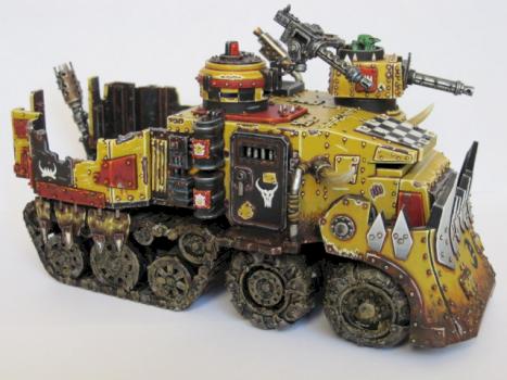 Ork battle wagon by Iandw