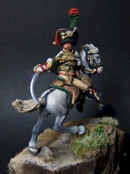 28mm Charging Chasseur à Cheval Wargames Foundry Conversion by Victorious Secret