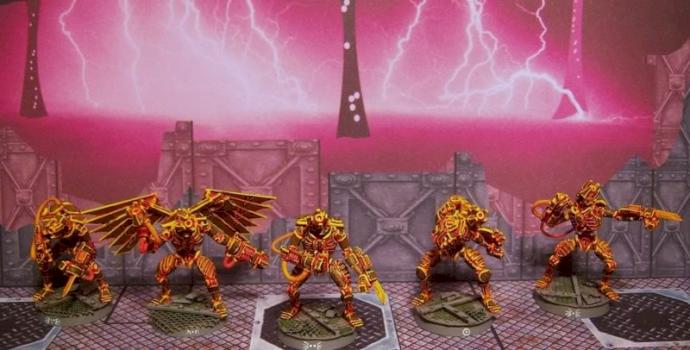 Necron 'Spyrer' Team by blessed knight