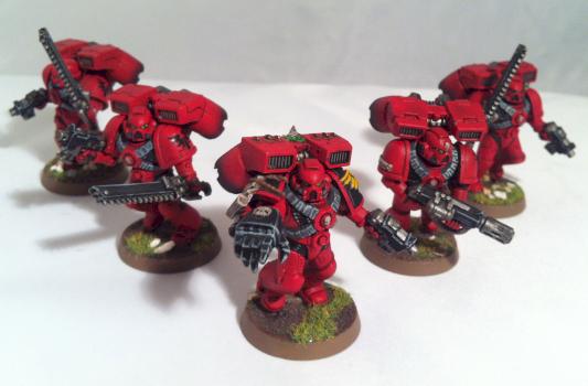 Blood Angels Assault Squad by brainless