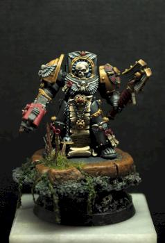 Chaplain in Terminator Armour by b00geyman