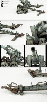 Death Korps of Krieg heavy artillery-Details by petran