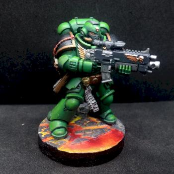 Salamanders Primaris Veteran Sergeant by Warhamming