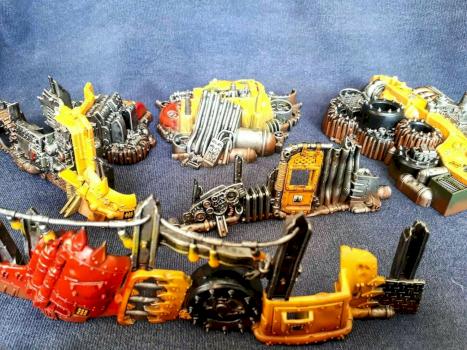 Ork Speed freeks barricades by dogparry