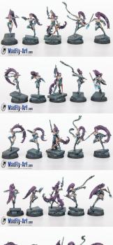 Blood Vestals Command Group by MadFlyArtStudio