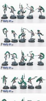 Blood Vestals Command Group by MadFlyArtStudio