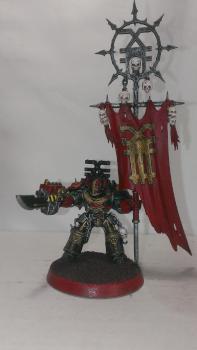 Evon Lynch, Iron Brotherhood Terminator Banner Bearer by OgrePie