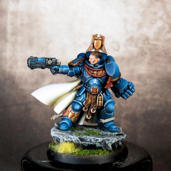 Primaris Capitan with powerfist by AndreaTerzani