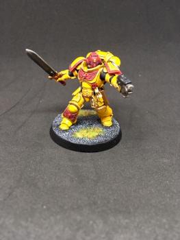 IRON FISTS SPACE MARINES LIEUTENANT by juanlurockerman