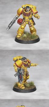 Imperial Fists Intercessor Sergeant by El Guardian