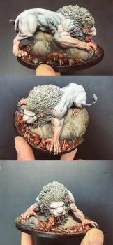 Kingdom Death Monster White Gigalion by bhopal