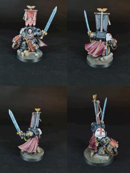Black Templar Terminator Captain by Kova