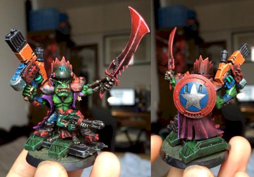 Ork loota warboss nobz captain by slannn